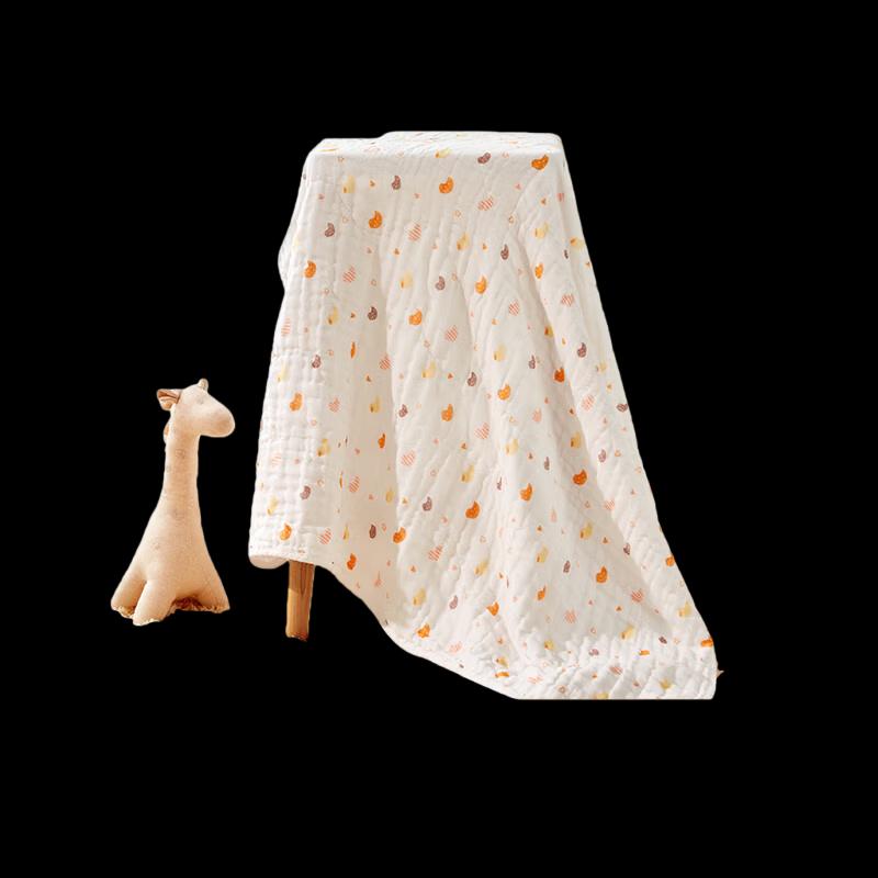 PurCotton Gauze Baby Bath Towel - Duckling (2-Pack)