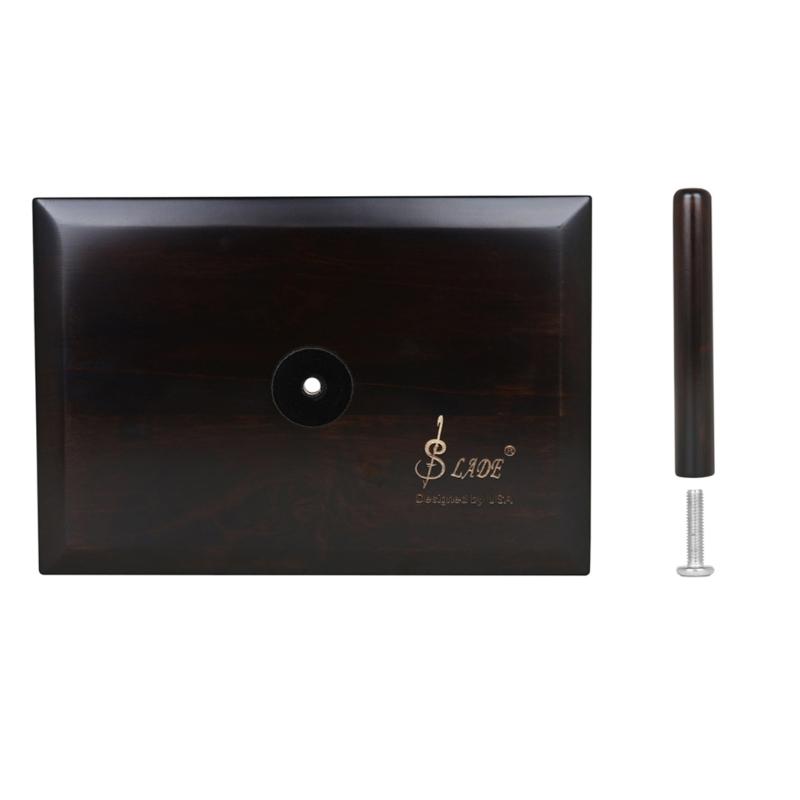 

Practical Wind Instrument Stand with Nonslip Base Wood Texture Suitable for Secure Placement During Practice and Shows 1