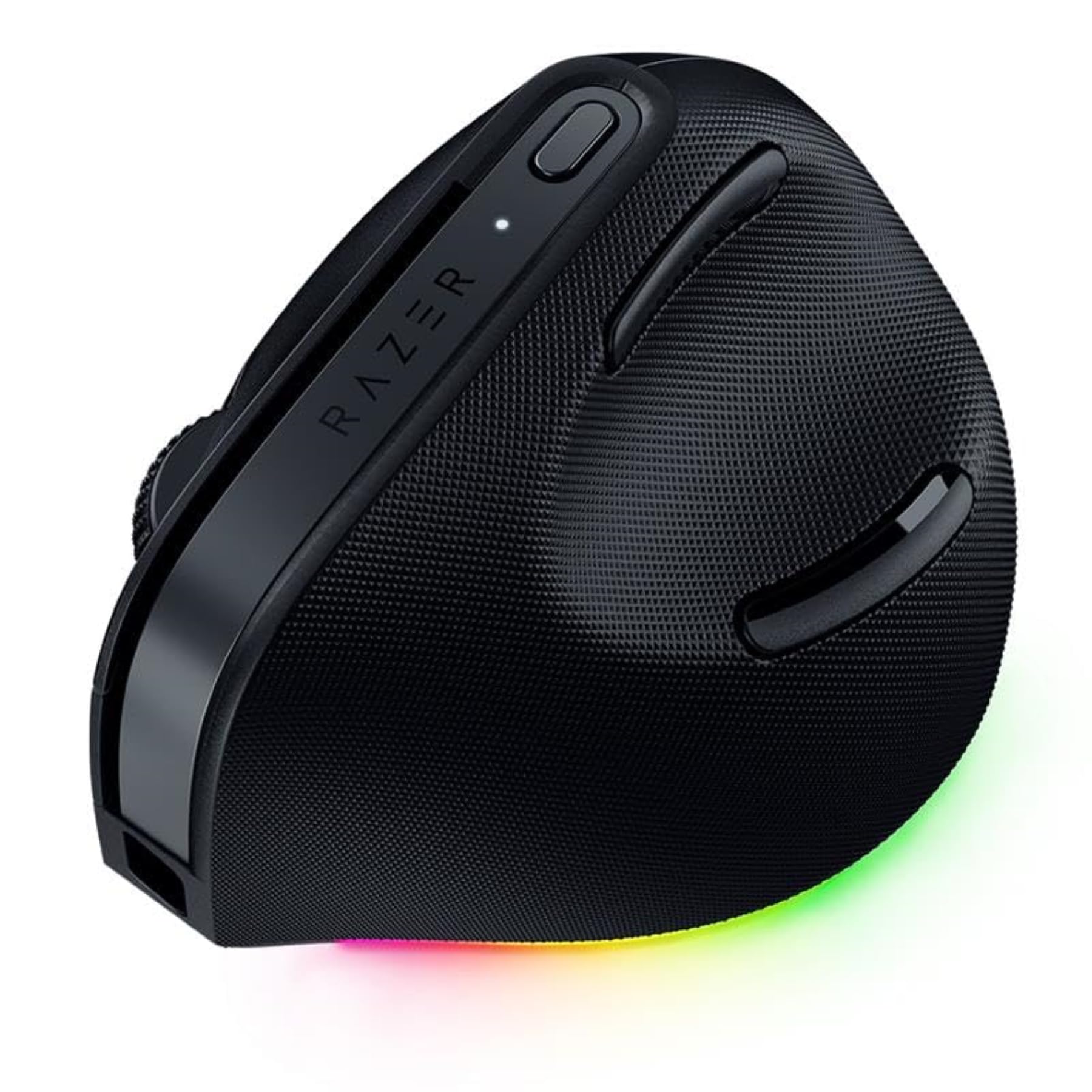 

Razer Pro Click V2 Vertical Wireless Ergonomic Design AI Prompt Windows Mac Compatible Connectivity via or USB C Wired Mode Chroma RGB Mouse 6-Button зелений