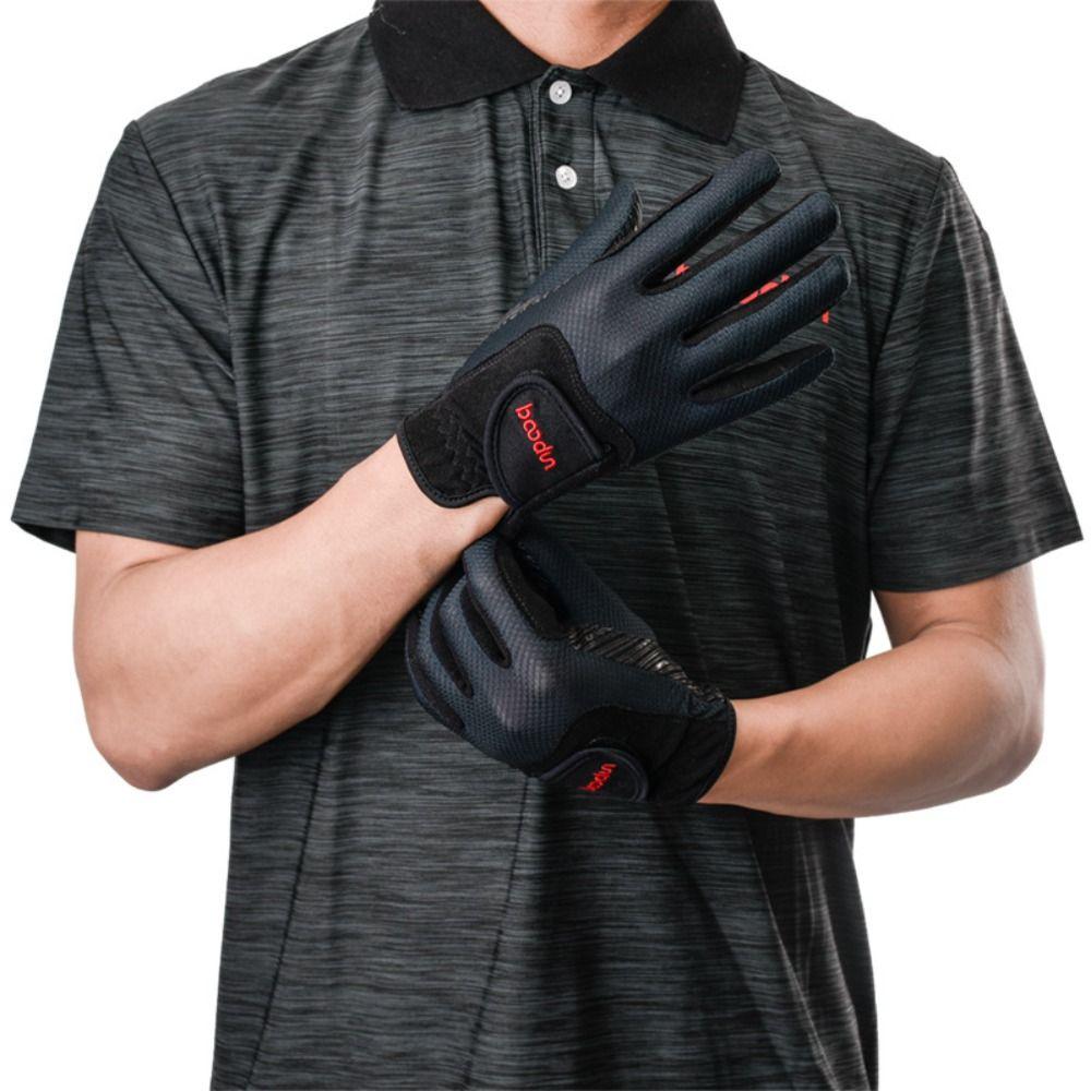 Suede Horse Riding Gloves Wear Resistant Anti-slip Equestrian Gloves Comfortable Lightweight Sports Riding Gloves