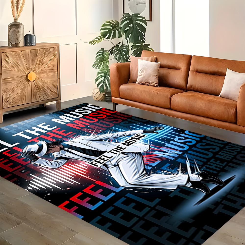 Michael Jackson Immortal Live rug for living rooms, bedrooms, home décor, and as gifts.