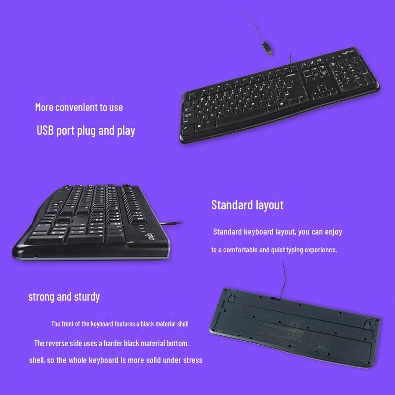 Logitech K120 Full-Size Wired Keyboard