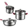 'Fortune' 4-Piece Cookware Set MCLP-610