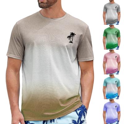 Men's  T-shirts Graphic Printing Street Casual Short Sleeve Printed Clothing
