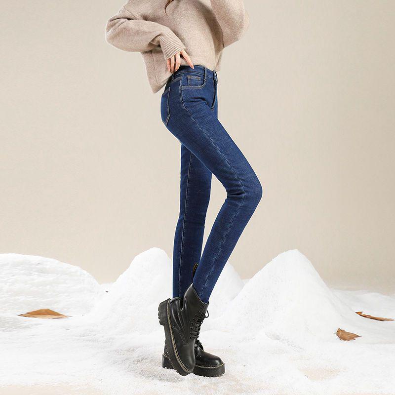 

Women s High-Waist Black Velvet Skinny Jeans - Winter 2025 Collection 28