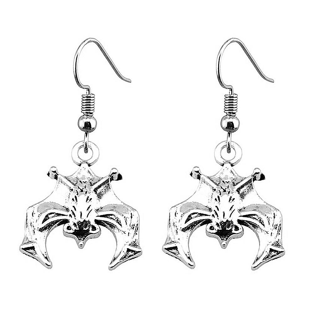Gothic Spider Charm Dangle Earrings Halloween Horror Arachnid Drop Earrings Dark Punk Goth Jewelry