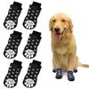 Chaussettes Antidérapantes Pour Chiens - Kingrun - 3 Paires - Coton - Taille S/M/L - Noir