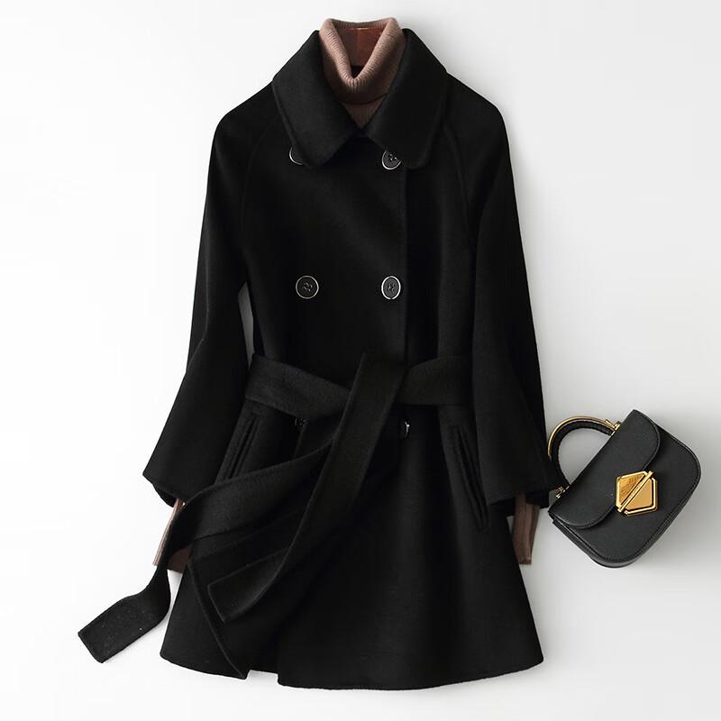 KAISER Women s Hepburn Style Double-faced Wool Coat 2XL