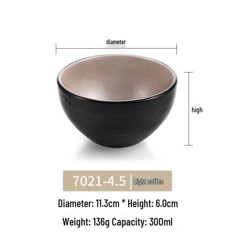 Melamine Japanese Conical Hat Bowl - Large Plastic Soup, Rice, and Noodle Bowl