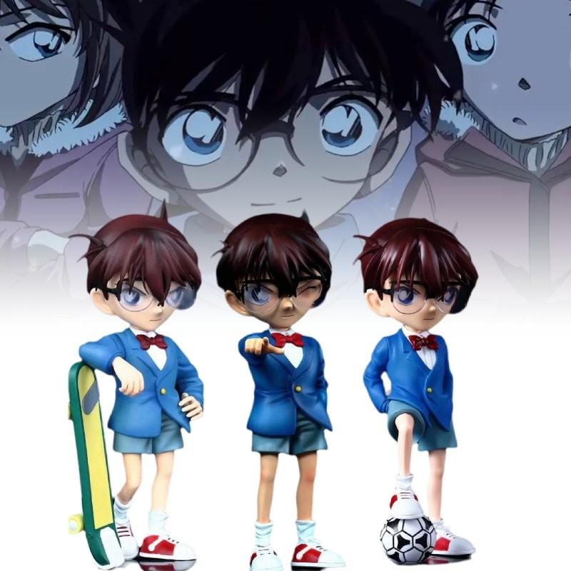 Edogawa Skateboard Conan Football Pvc Toy Model Desktop Decoration Gift Child