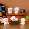 Charming Sheep Cartoon Collectible Figures In Six Designs For Whimsical Home Accents