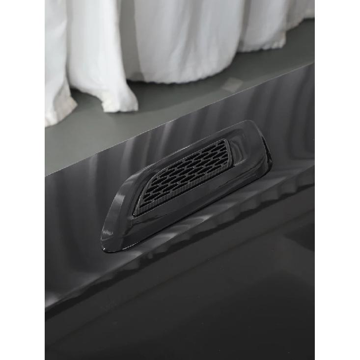 Car Hood Air Vent Cover Trim For Lexus LX600 ABS Silver Exterior Car Accessories