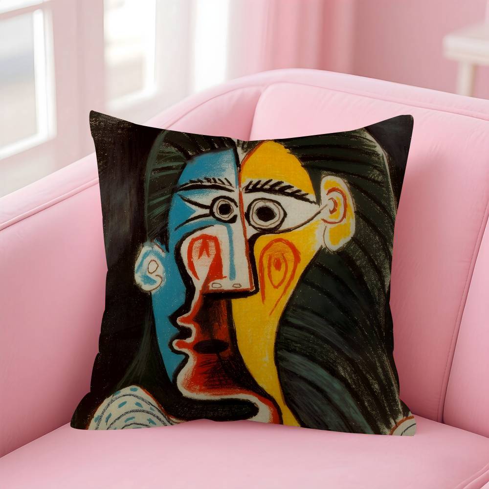 Abstract Picasso Art Classic   Cushion Cover Car Throw Pillow Case For Sofa Car Christmas Gift