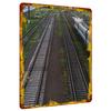 Custom Vintage Train Track Metal Wall Art Industrial Home Decor