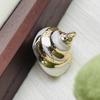 10Pcs, Summer Boho Style Natural Shell Conch Zinc Alloy Golden Edge Pendant Charms for DIY Necklace Accessories, Creative Jewelry Making, Sell Well