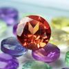 40 Pcs Sapphire Mix Color   Gemstone Lot 4 MM Round Mix Color Sapphire