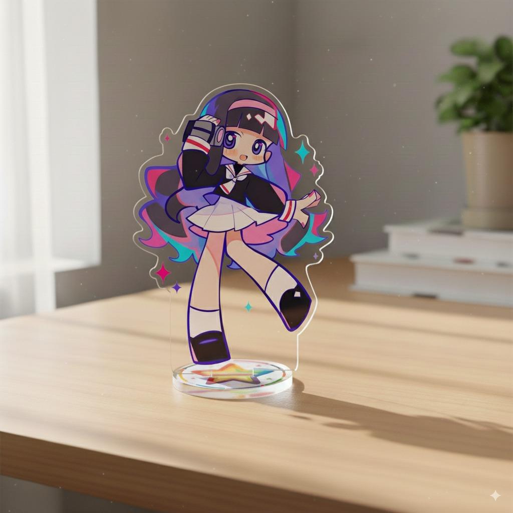 Anime Derived Card Captor Sakura Peripherals: Acrylic Standees Model, Sakura Kinomoto-Tomoyo-Daidouji Desktop Decoration Gifts