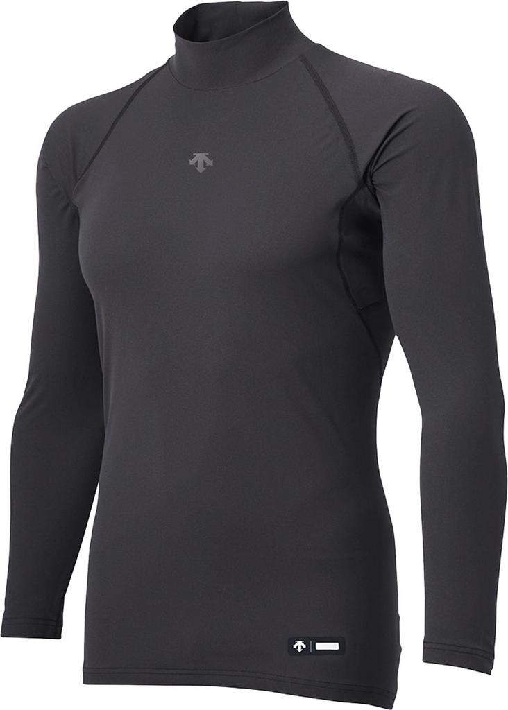Descente High Neck Long Sleeve Undershirt DB5SUD21M Black L Men's