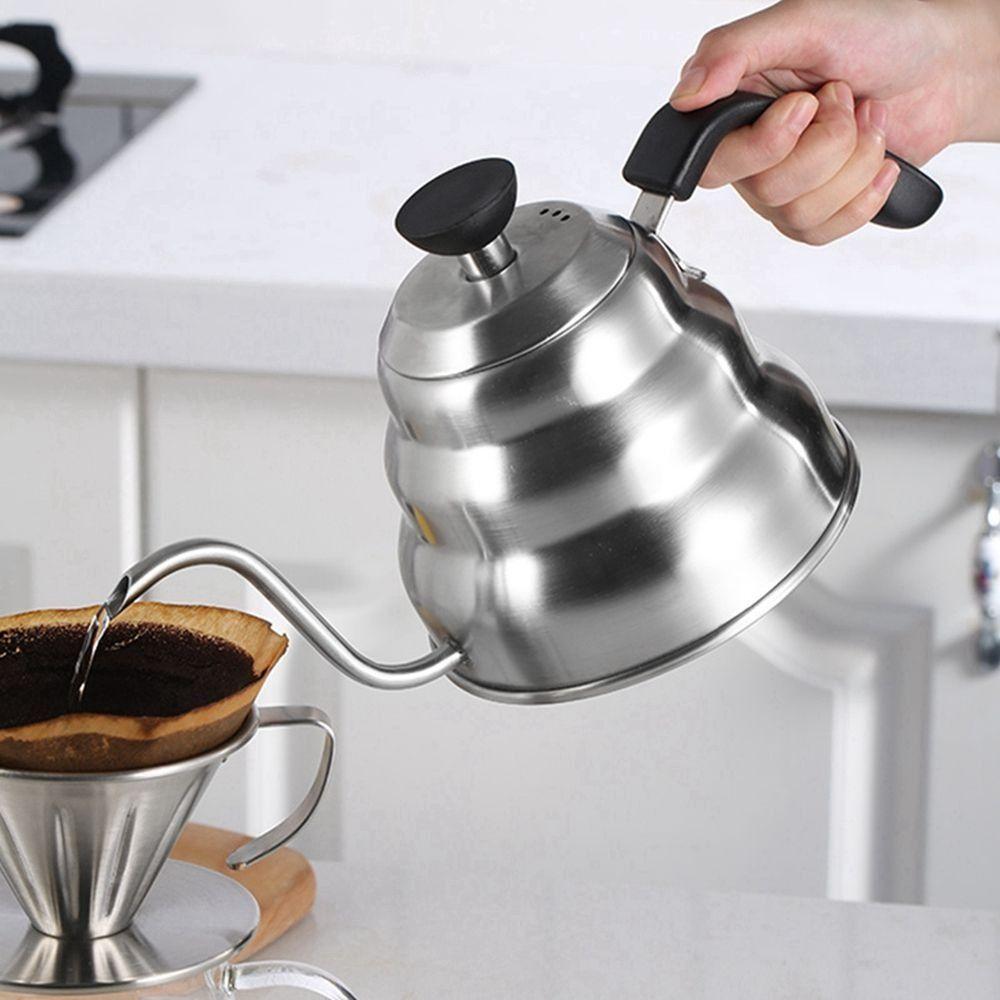 304 Stainless Steel Gooseneck Kettle Long Narrow Spout Drip Coffee Kettle  Tea Brewing