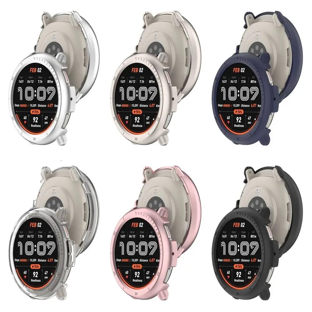 2026 New PC Hollow Protective Case Anti-Scratch Hard Edge Shell Bumper Watch Cover for Amazfit Active 2 Smart Watch Accessories