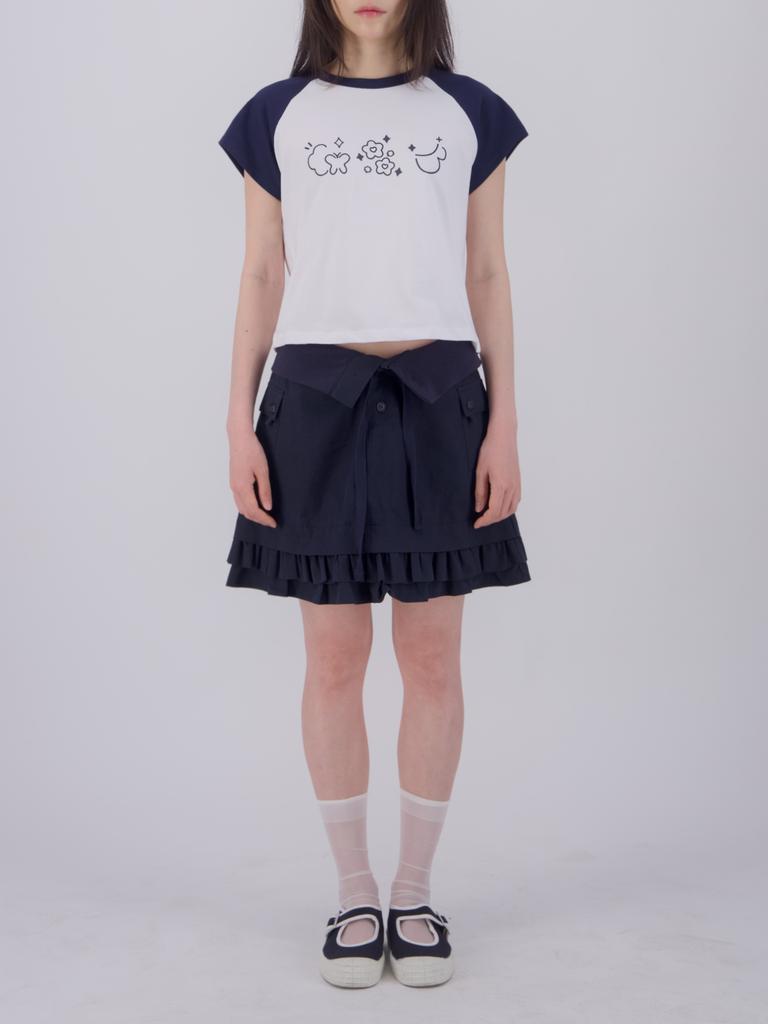 Loaegsyueol Little Forest Raglan T-Shirt