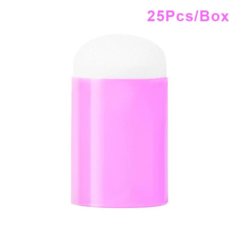 Finger Daubers Sponge Face Paint Foam 25 Pieces Craft Set Body Painting Drawing Sponge Dauber Chalk