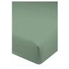 Drap housse - EDEN - Cocon - 140 x 200 cm - 100% polyester - Uni vert