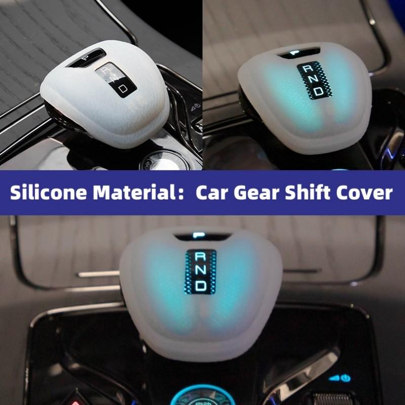 For BYD Qin PLUS DM-i 2026-2026 Car Automatic Gear Head Shift Handle Covers Shift Knob Grips Cover Shift Lever Cover Accessories