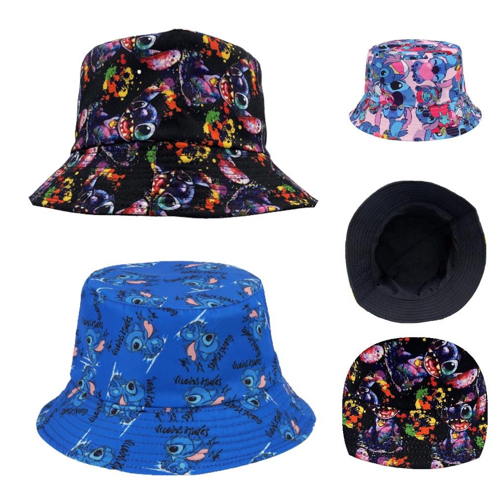 New Stylish Stizy Graffiti Black Cartoon Printed Adult Fisherman Hat Casual Bucket Hat Sunscreen Cap