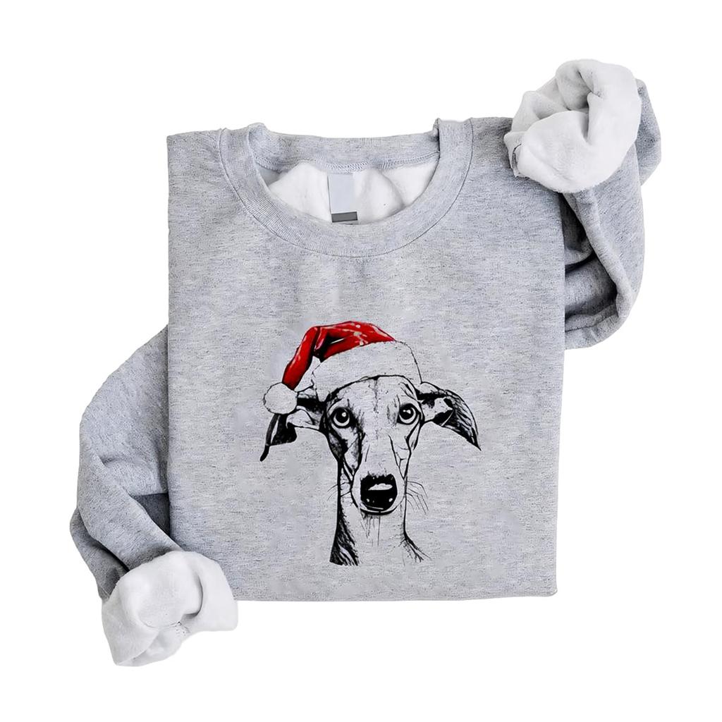 Christmas T-Shirts And Sweatshirts, Women'S Sweatshirts, Long-Sleeved Pullover Sweatshirts, Women'S Long-Sleeved Tops