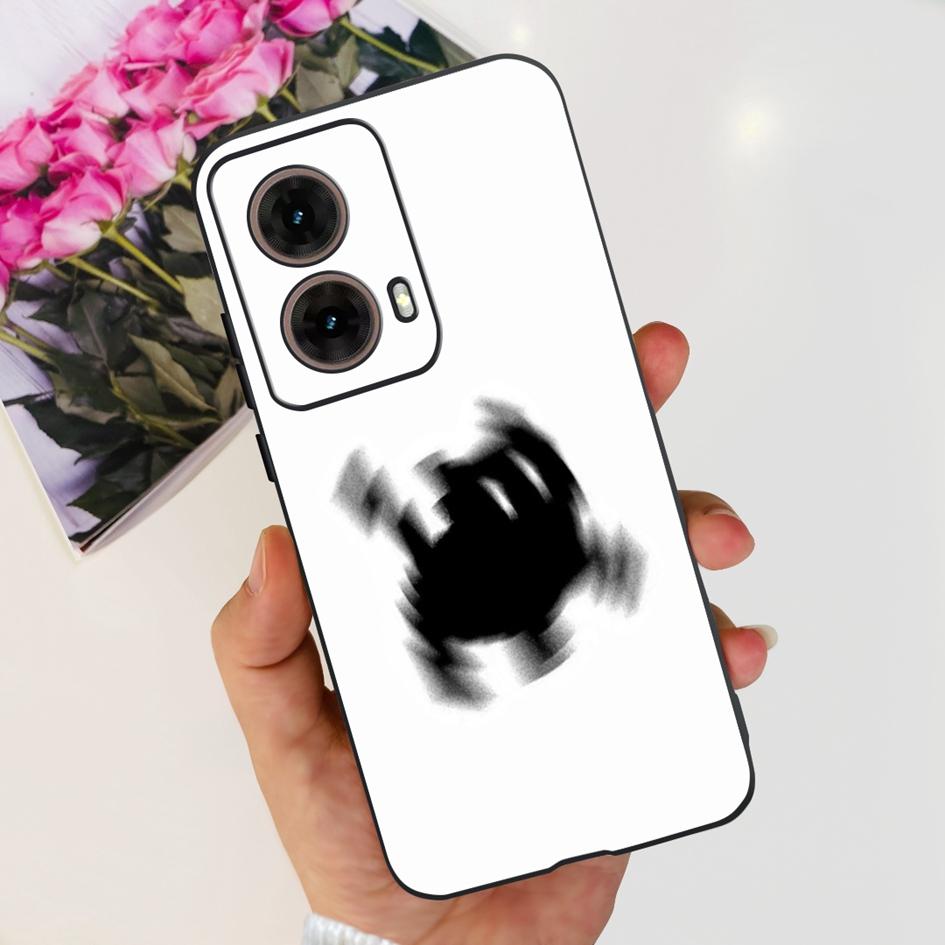For Motorola Moto G85 Case MotoG85 5G 2024 Fashion Flower Soft Silicone Phone Cover For Motorola G85 MOTO G 85 Protective Fundas