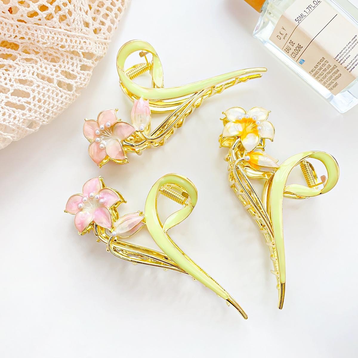 

Лилия зажим Металлическая шпилька диск аксессуары для волос