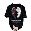 Heavy Trendy Brand Cotton Printed Men'S Short-Sleeved T-Shirt Trendy Casual Round Neck T-Shirt