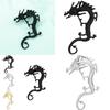 Fashionable Statement Chinese Dragon Earrings Stylish Alloy Animal Zodiac Earrings