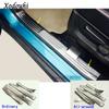 For Suzuki Vitara 2016 2017 2018   Car Stainless Steel Pedal Door Sill Scuff Plate Inner Threshold Bumper Part 4PCs