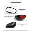 Blind Spot Car Mirror 360° Wide Angle Rear Side View Parking Auxiliary Accessory