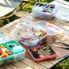 Double layer Lunch box Portable Sealed Double Layered Office Box Students Toddler Bento Containers Outdoor Salad Picnic box