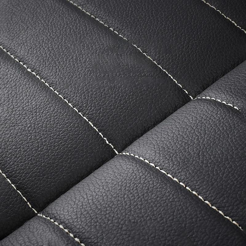 Car Travel Bed for Rear Seat Foldable Sleeping Pad for Car Traveling Wear-Resistant PU Travel Mattress for Suv Sedan