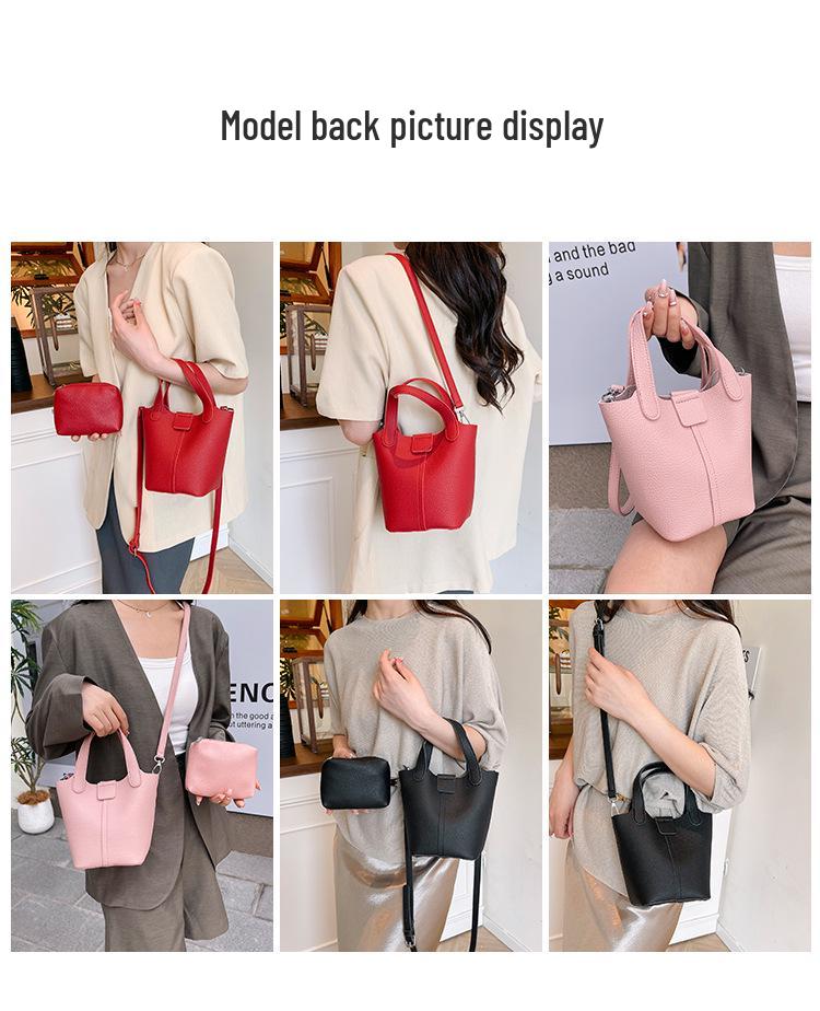 2025 Versatile Crossbody Shoulder Bag: New Niche Vegetable Basket Design for Women