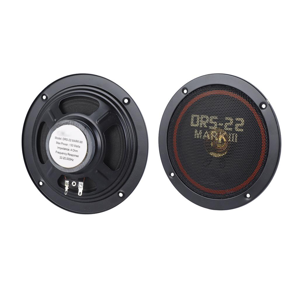 6in Car Coaxial Speaker High Fidelity Audio Stereo Bass Tweeters Loudspeaker Set Car Speaker System