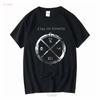 T-shirt Clan Of Xymox Alt Rock Goth Dark Wave Band maniche lunghe o corte vintage lavata abbigliamento firmato streetwear casual