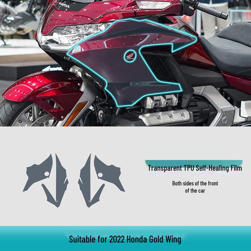 Transparante TPU Beschermfolie voor 22-23 Honda Gold Wing Motorfietshoezen