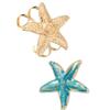 Exquisite1 piece, summer natural marine elements metal texture design sense starfish women bracelet bracelet