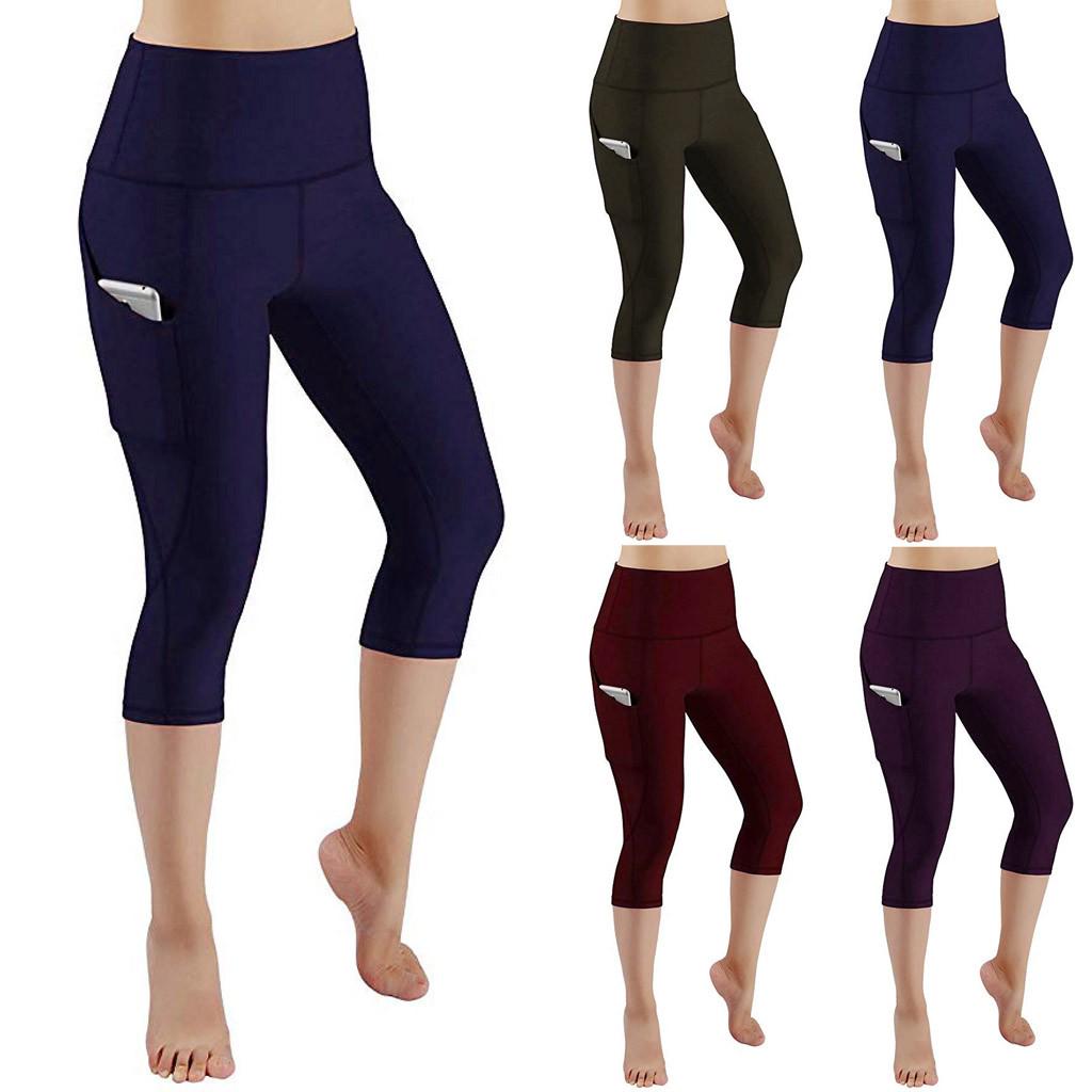 Women 3D Printed Yoga Pants Sports Fitness Leggings Running Exercise Trousers LC