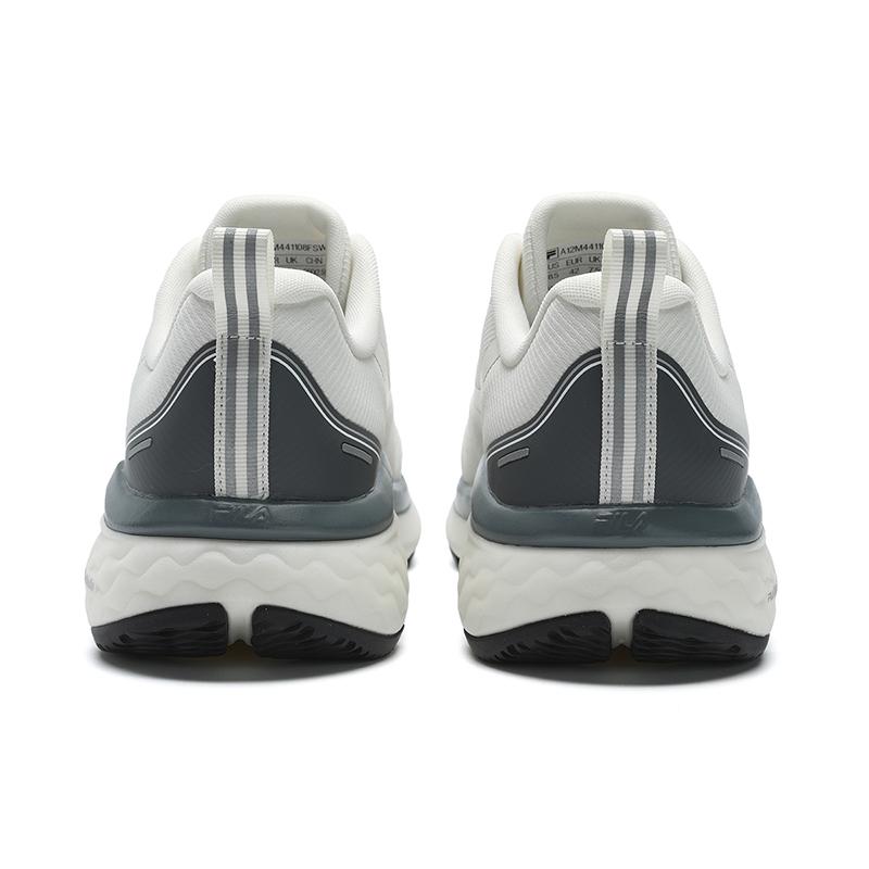 FILA NUVOLE 2 Cushioning, Wear Resistant Low top Running Shoes Men's Snow A12M441108FSW