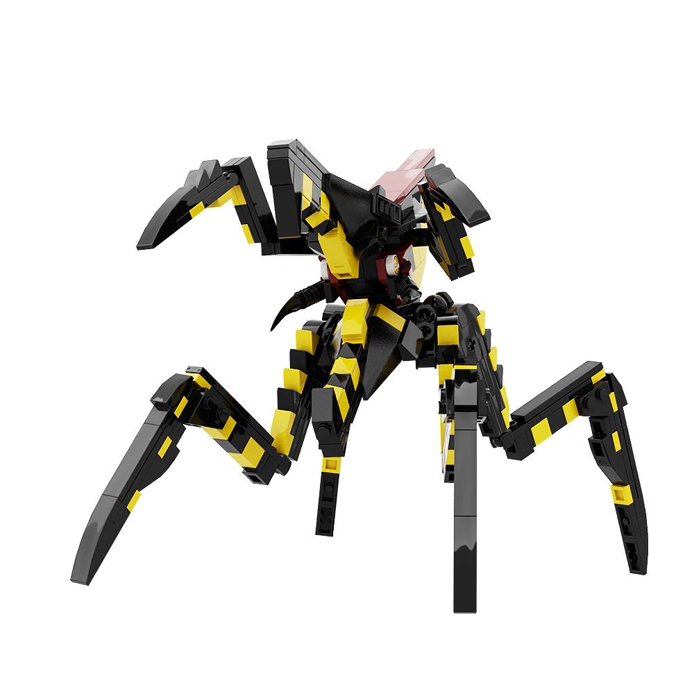 Gobricks MOC Starship Troopers The Only Good Bug Is A Dead Bug Terror Building Block Educational Toys For Kid Birthday Gift