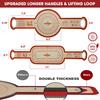 Sourdough Silicone Bread Sling for Dutch Oven, 2PCS Non-Stick Reble Baking Mat with Long Handles, Essentials Bread Making Supplies for Dough Transfer