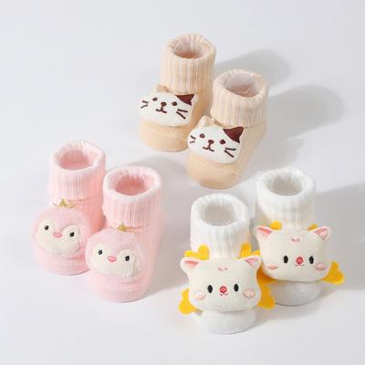 2024 Spring Baby Knit Doll Socks - Cute, Breathable Walker Socks for Children