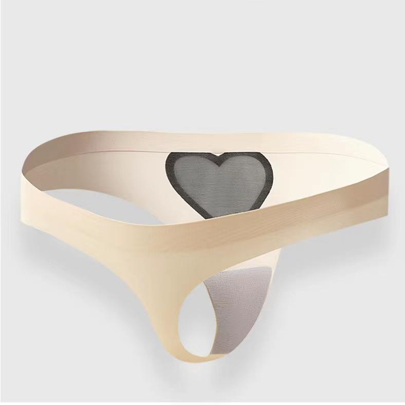 Эластичное нижнее белье из ледяного шелка, мягкое Т-образное нижнее ...