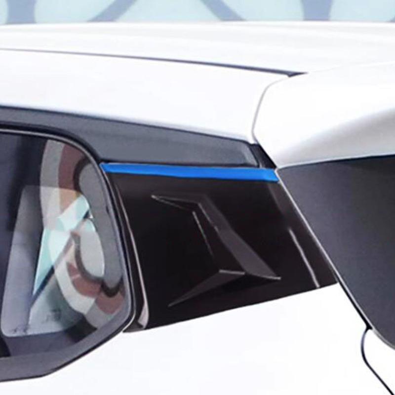 ABS Plastic Rear Window Shades Molding Trim Decoration Cover Exterior Accessories For Toyota Corolla Cross XG10   2024+